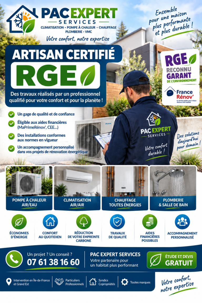 Artisan certifié RGE chauffage à Melun : guide pratique