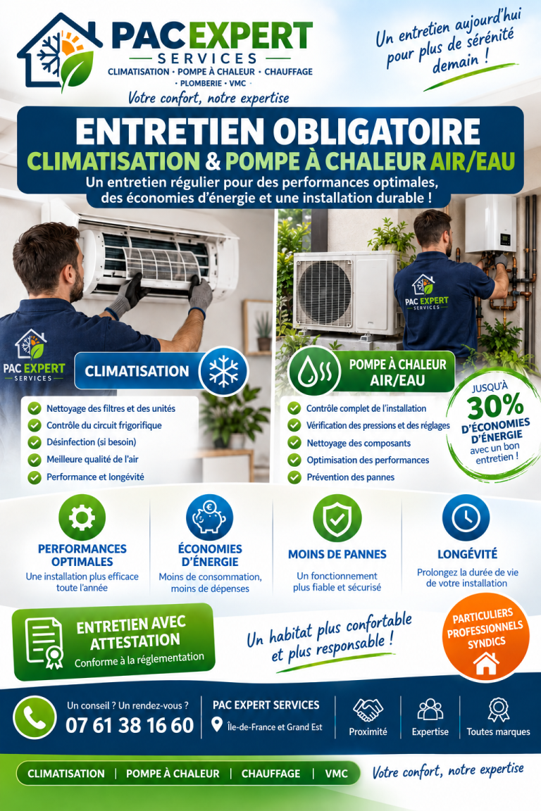 Entretien climatisation obligatoire à Provins : vos obligations